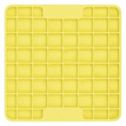 Лизальний килимок антистрес для маленьких собак собак LickiMat Mini Playdate Yellow, м'яка основа