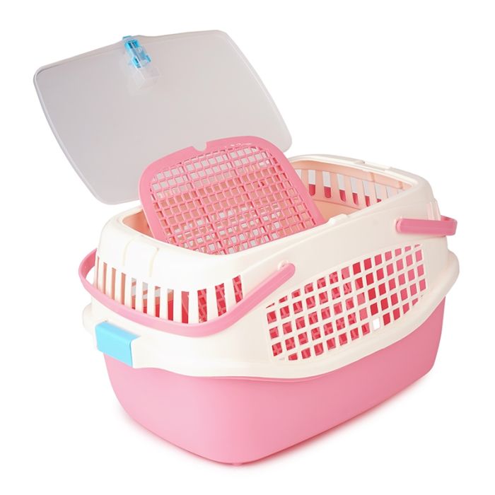 Кошик пластиковий для тварин 553530 блакитна F 16001 