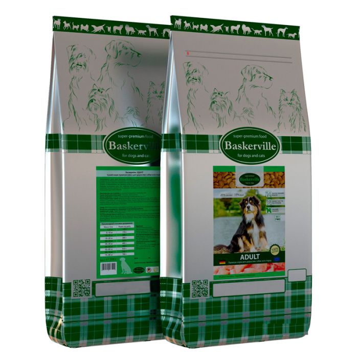 Baskerville ADULT сухий корм для собак 20кг