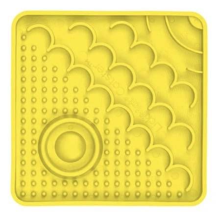 Лизальний килимок антистрес для кішок LickiMatster Yellow