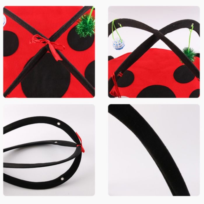 Ігровий розвиваючий килимок з іграшками для кішок 555535 см 