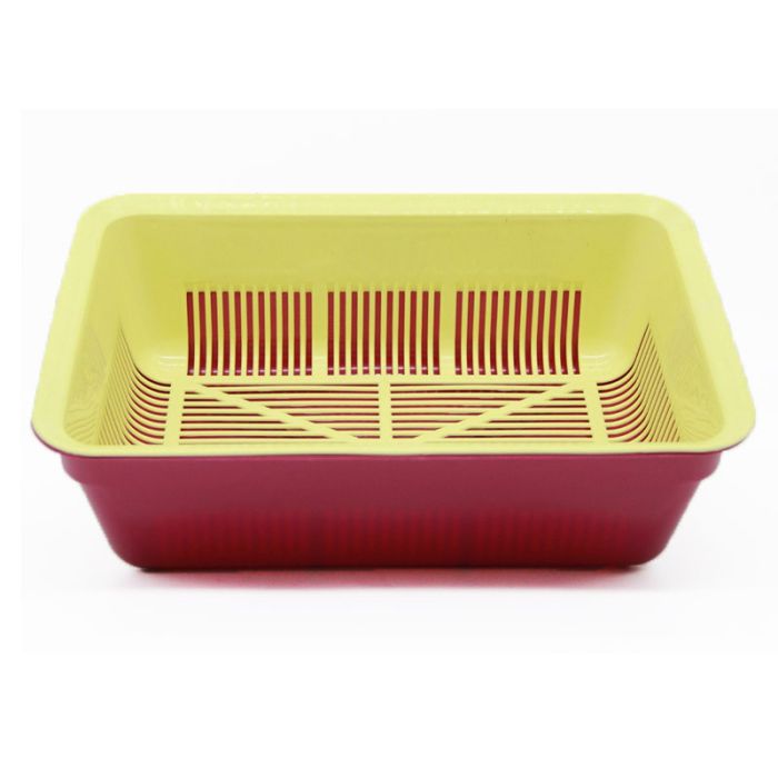 Туалет Дніпро глибокий з сіткою 402713 див малиново-рожевий 