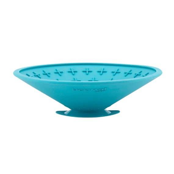 Лизальний килимок антистрес для собак LickiMat Splash Turquoise, для купання та догляду, на присосках
