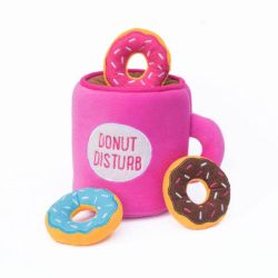 М'яка іграшка для собак кави та пончик ZippyPaws Zippy Burrow Coffee and Donutz з пищалкою