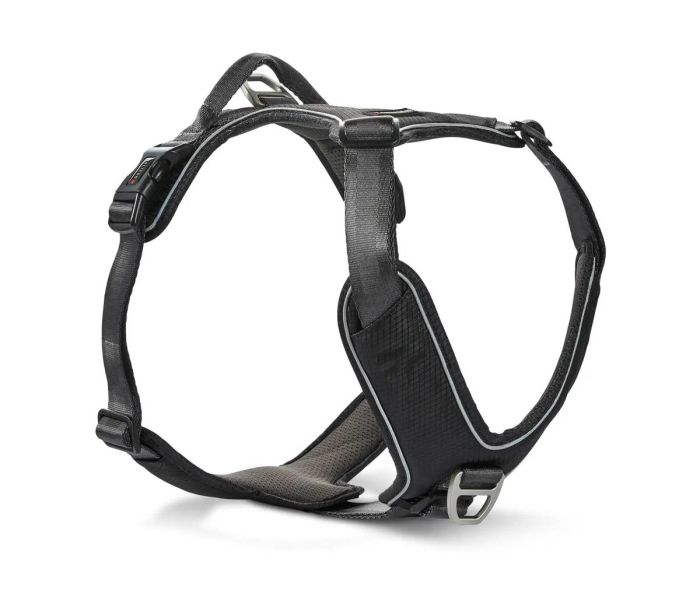 Шлейка для собак пом'якшена з ручкою Wolters Active Pro Comfort 6 70-85 см Чорний