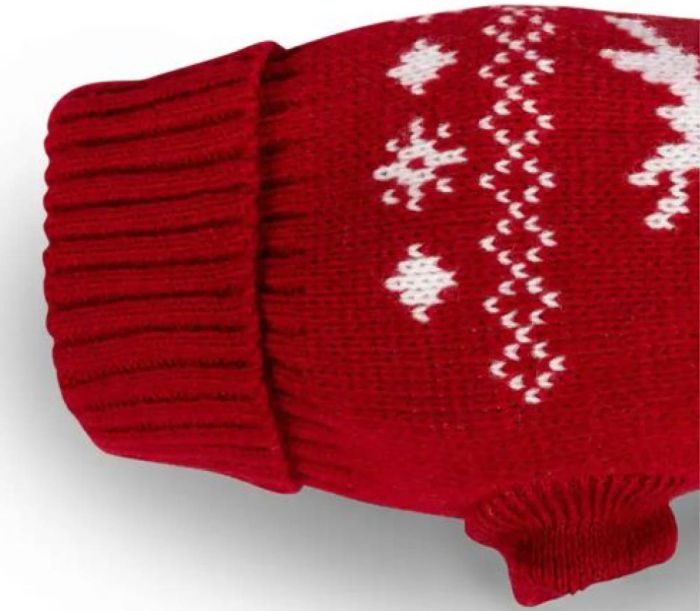 В'язаний светр для собаки Wolters Moose з візерунком Лось 20 см Червоний