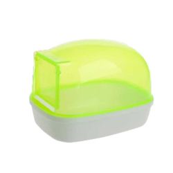 Купалка для шиншил 24x17x18 см салатовий RJ184 