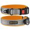 Нашийник з неопрену світловідбиваючий Помаранчевий 20мм (36-43см)