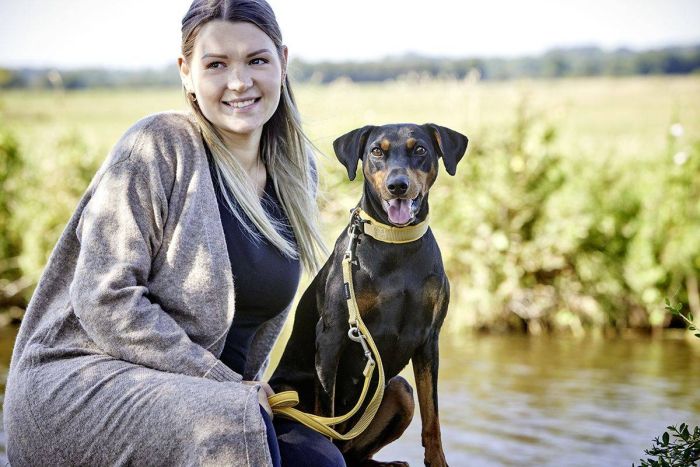 Нашийник для собак пом'якшений Wolters Professional Comfort 0 25-28 см / 15 мм Жовтий