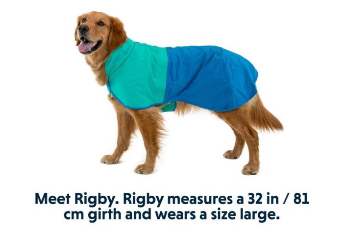 Дощовик для собак Ruffwear Sun Shower™ XL Блакитно-бірюзовий