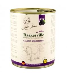Баскервіль консерви для цуценят ожина і телятина 800 г