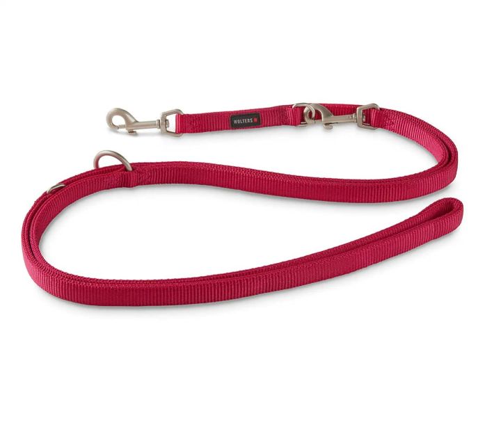 Повідець перестібка з нейлону Wolters Professional М 3 м / 15 мм Малиновий