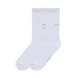 Шкарпетки для власників собак Palopa Tennis Socks Lettering Бежевий/Рожевий 2 пари 35-40
