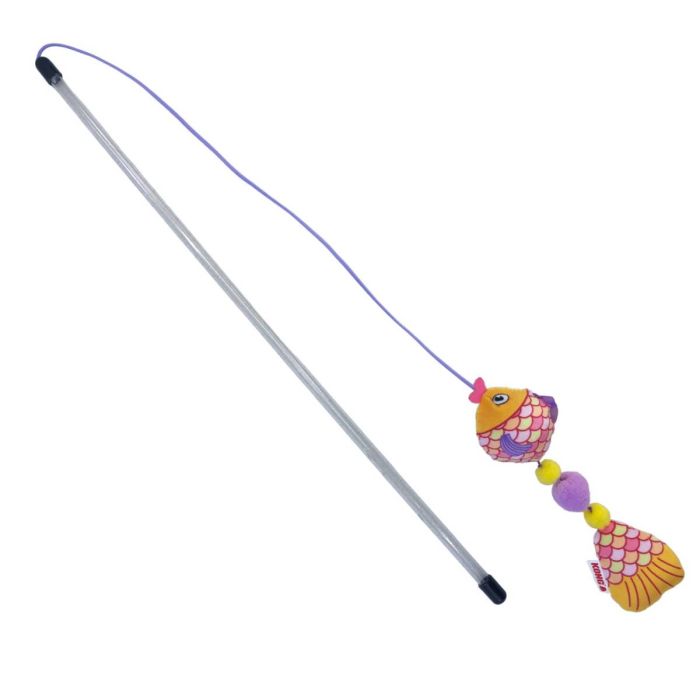 Іграшка для котів Kong Teaser Scrattles Fish Рожевий