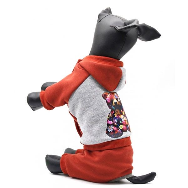 Костюм Меланія ведмедик трикотаж на флісі (дівчинка) S2