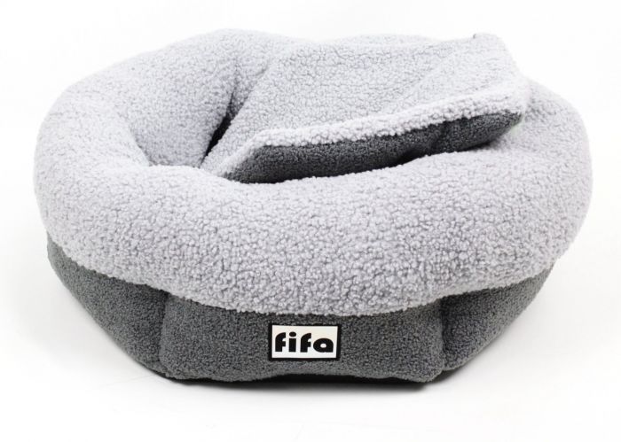 Лежак Норд меблева тканина, вовна, Сірий . 665722 см