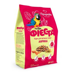 Корм для великих папуг Фієста Африка 650г, Природа Фієста Африка для великих папуг 650г Природа