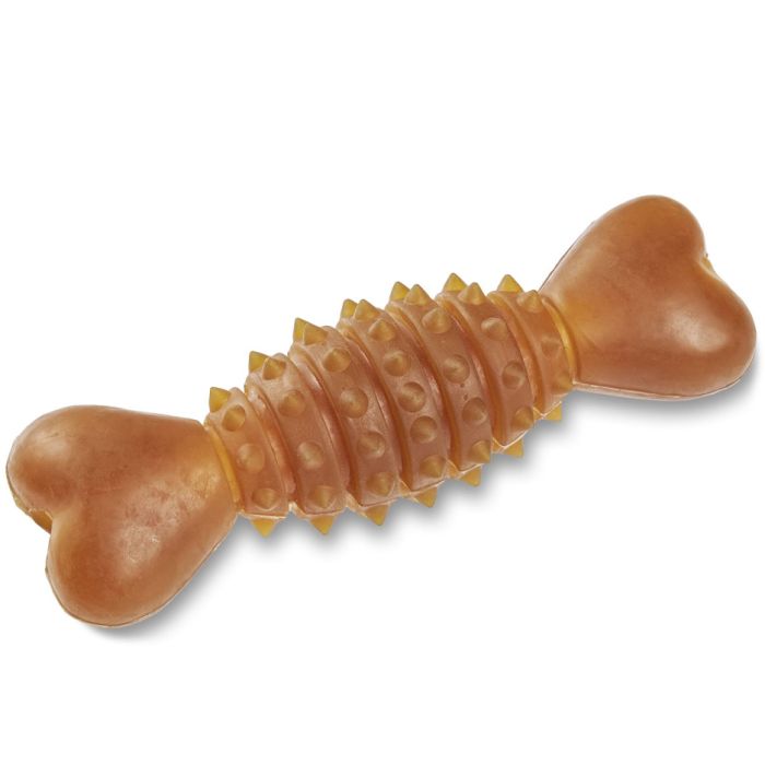 Wolters Pure Nature Dental Heart Bone Іграшка для чищення зубів собак, натуральний, нефарбований каучук (середнє гризіння) M