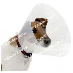 Пластиковий комір для тварин S -12 см Висота 28-33 см