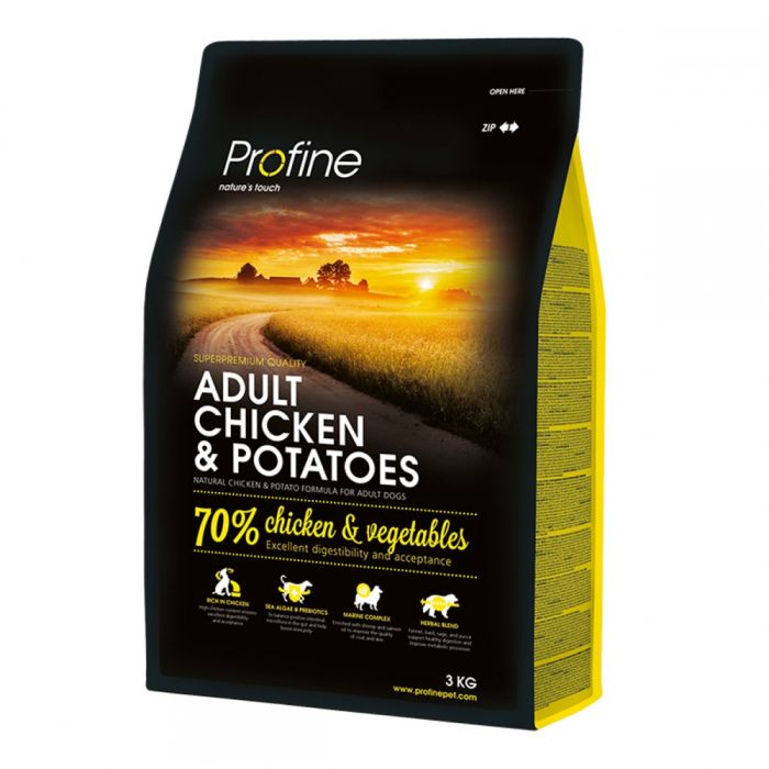 Profine Adult Chicken  Potatoes сухий корм для собак з куркою і картоплею 