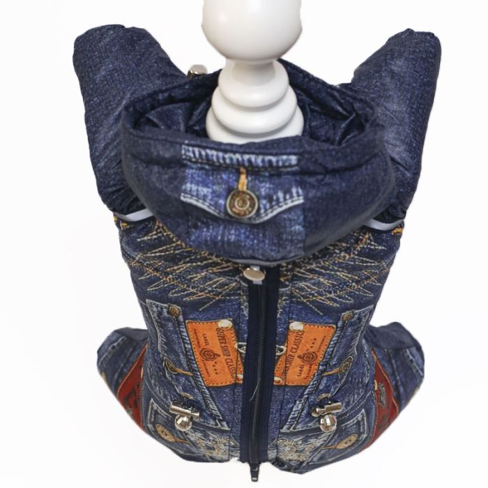 Дизель комбінезон для собак хлопчиків на силіконі S2 мопс