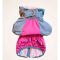 Півонія куртка для собак дівчаток dog Love рожева M