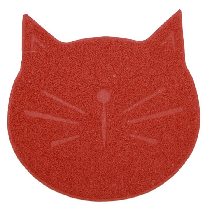 Килимок Мордочка 3838см Червоний