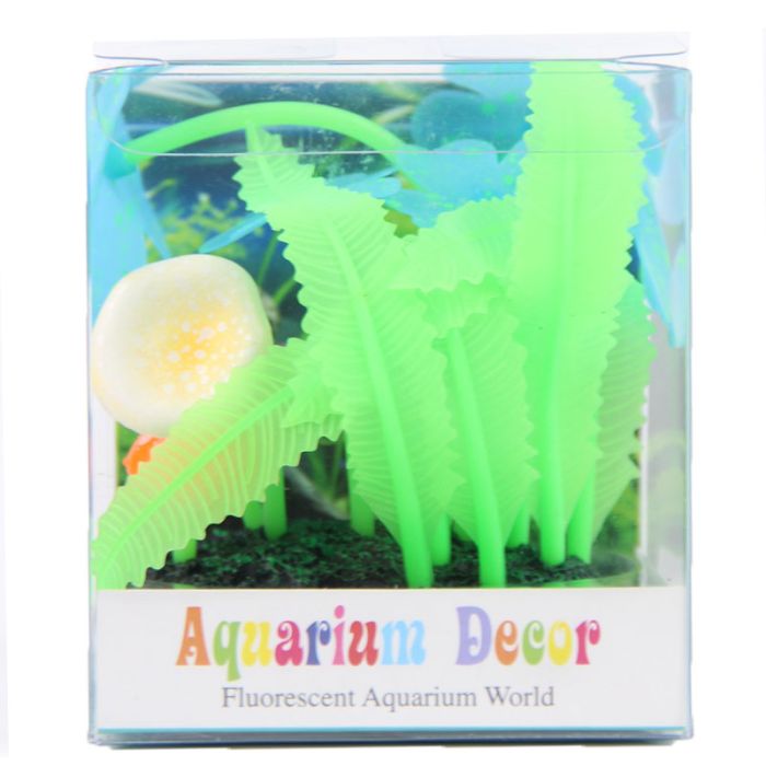 Рослини штучні для акваріума квіти CL0080 