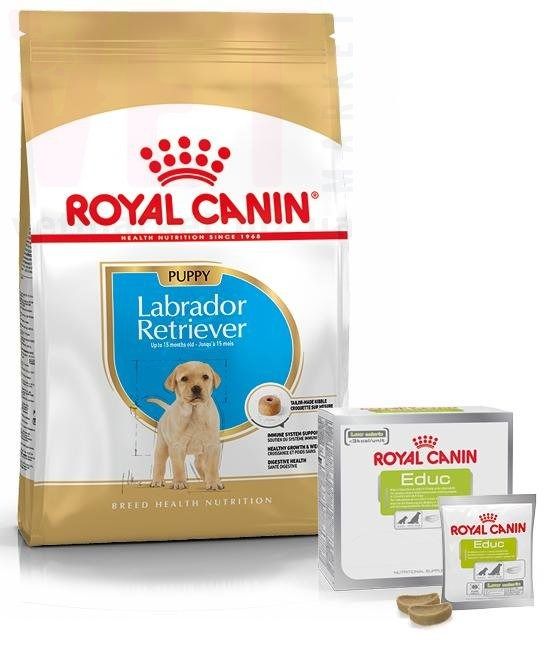 АКЦІЯ Royal Canin Labrador Retriever Puppy для цуценят породи Лабрадор-ретрівер 12 кг + наповнювач EDUC 30л 