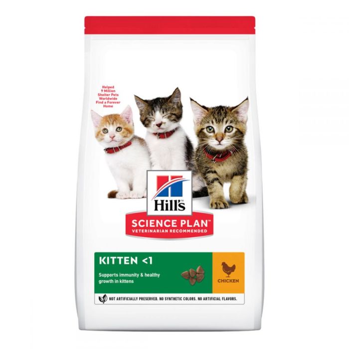 Hills SP Kitten Ch-корм для кошенят з куркою 0,3 кг + 0,3 кг Акція 1 + 1 604046 