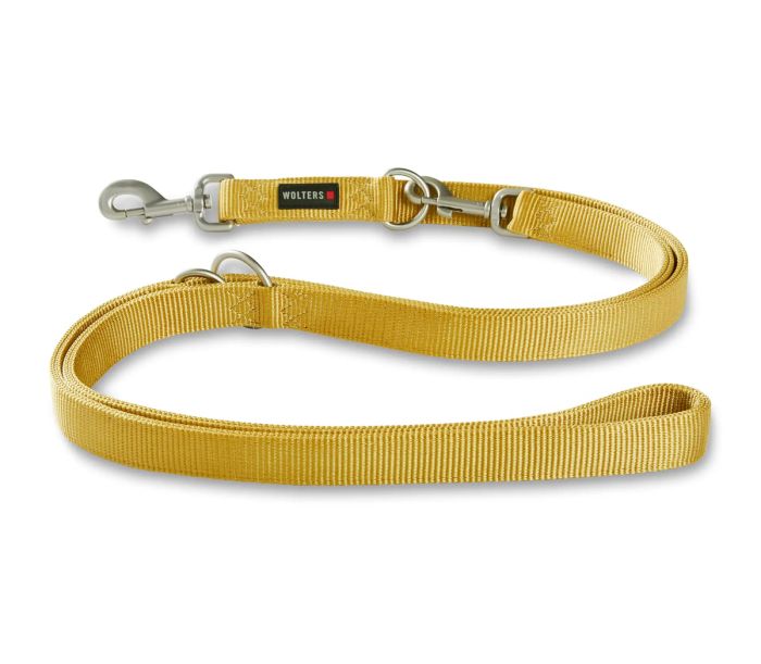 Повідець перестібка з нейлону для собак маленьких порід та котів Wolters Professional S 2 м / 10 мм Жовтий