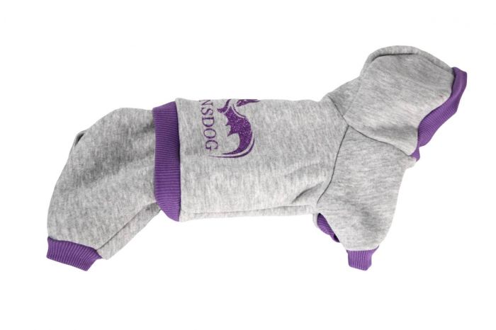 Дракоша комбінезон для собак дівчаток трикотаж на флісі XS