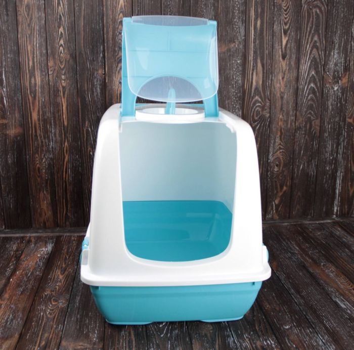 Туалет для котів будка 503740 см Салатовий