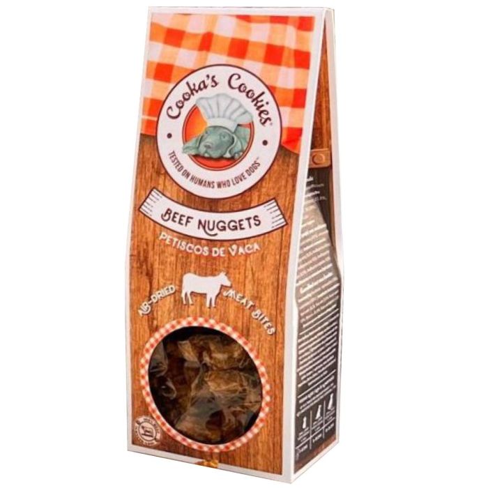 Натуральні сушені ласощі для собак Cooka`s Cookies 100% Яловичина 60 г