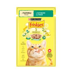 Friskies консерва для котів із качкою в підливці, 85 г 