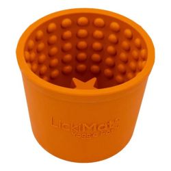 Миска повільного годування собак LickiMat Yoggie Pot Orange