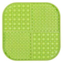 Лизальний килимок антистрес для собак LickiMat Slomo XL Green, з функцією слоуфідера