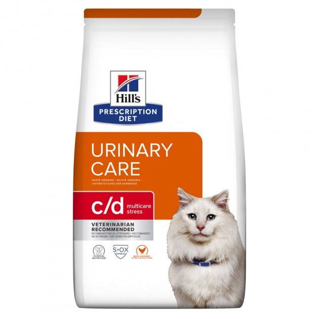 Hills PD Feline C  D Urinary Stress корм для кішок курка 605980 1,5 кг
