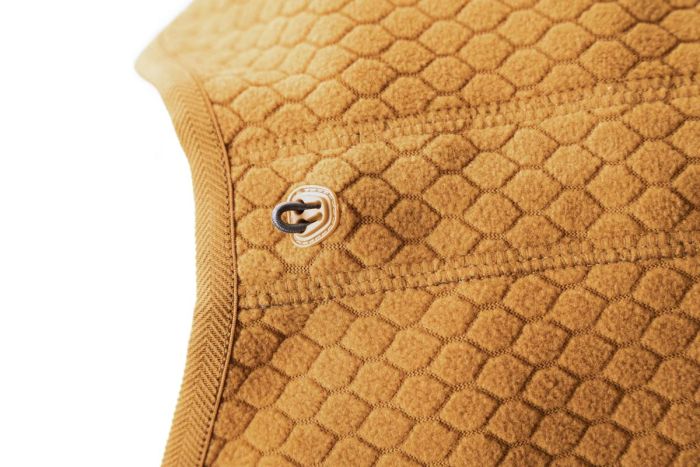 Утеплена куртка для собак Hurtta Warming Midlayer ECO 55 Гірчичний