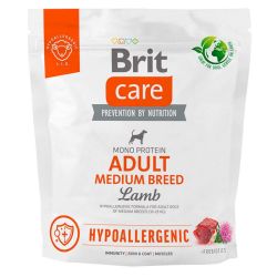 Brit Care Dog Hypoallergenic Adult Medium Breed Сухий корм для собак середніх порід гіпоалергенний з ягнятком 1 кг