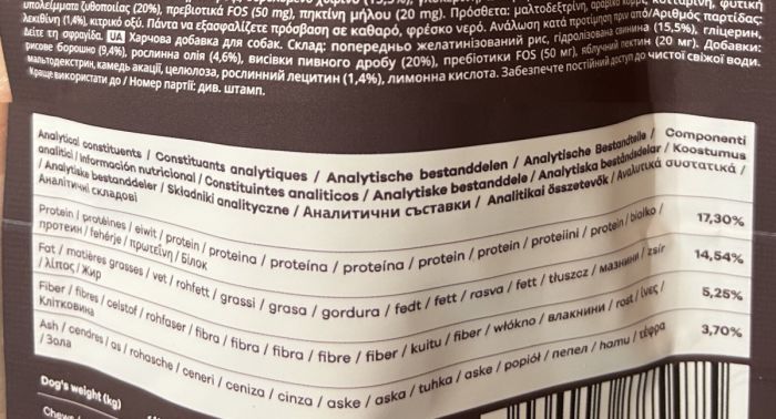 Щоденна добавка для собак Treatsy Daily Defence Anal Gland Для підтримки здоров'я анальних залоз 30 шт.