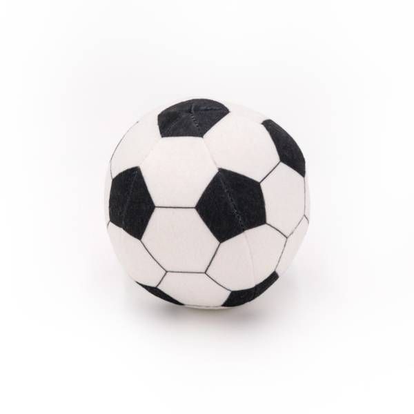 М'яка іграшка для собак футбольний м'яч ZippyPaws SportsBallz Soccer з пищалкою