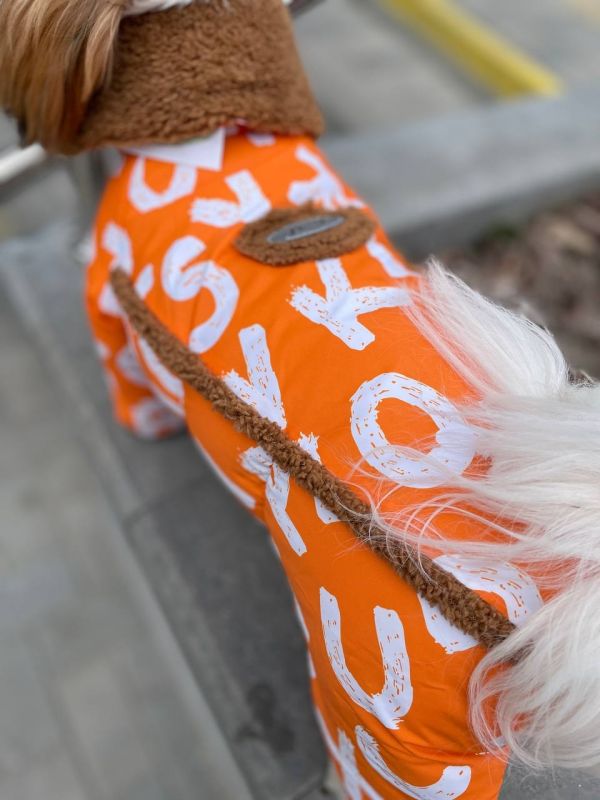 Сахара комбінезон на овчині і силіконі для собак дівчаток M