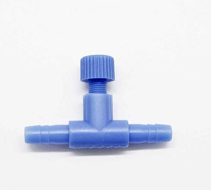 Перехідник МТ-200 пластиковий прямий регульований синій, набір 10шт 