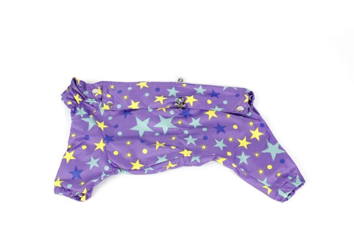 Дощовик Романтик Для собак, плащівка без підкладки унісекс S1 (А31В 40-48 см.)