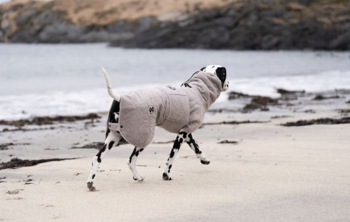 Халат-рушник для собак Drying coat Non-stop dogwear Сірий 45