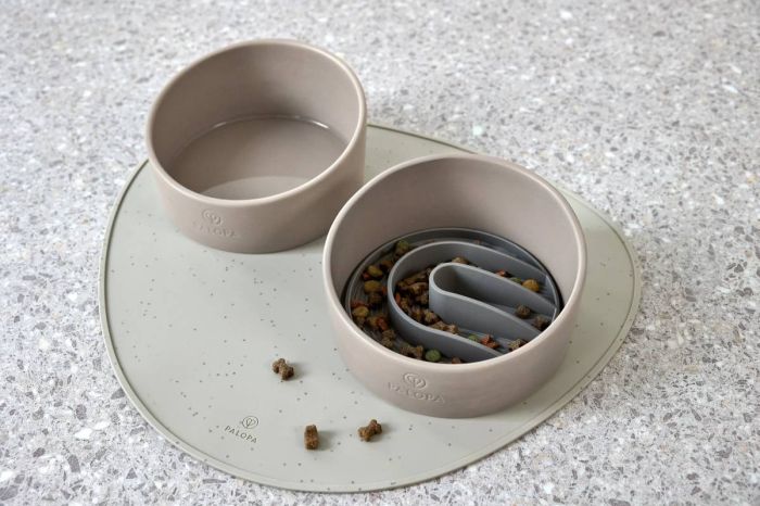 Миска-слоуфідер для повільного годування собак Palopa Yumo Бежевий