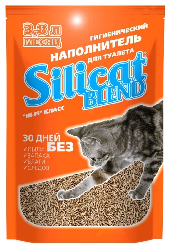 Silicat Blend наповнювач для котів 3,8 л 