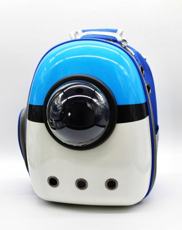 Рюкзак пластик ілюмінатор 32х42х29 см біло-блакитний 