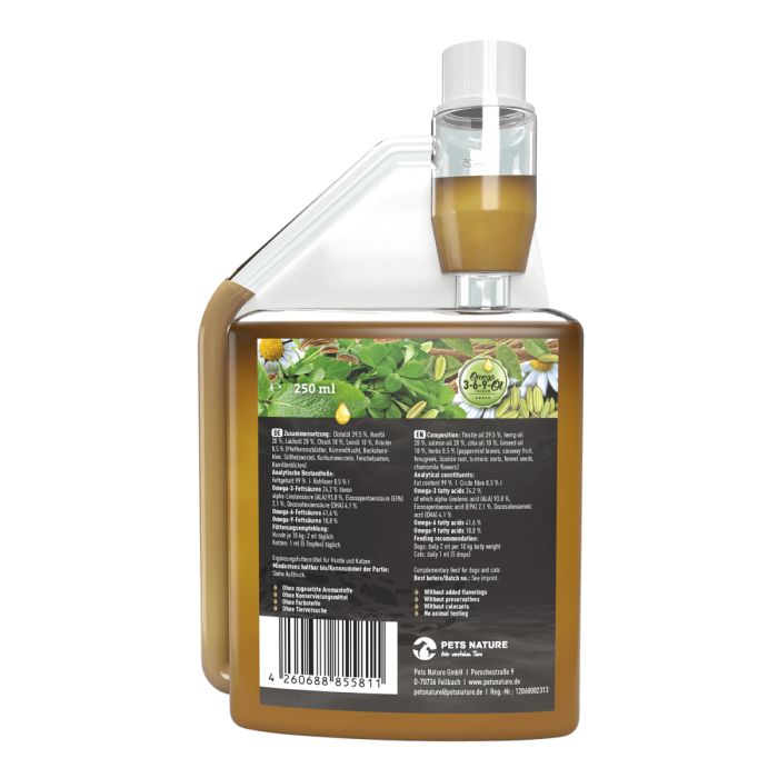 Трав'яна олія для собак Pets Nature Omega 3-6-9 Herbal Oil 250 мл
